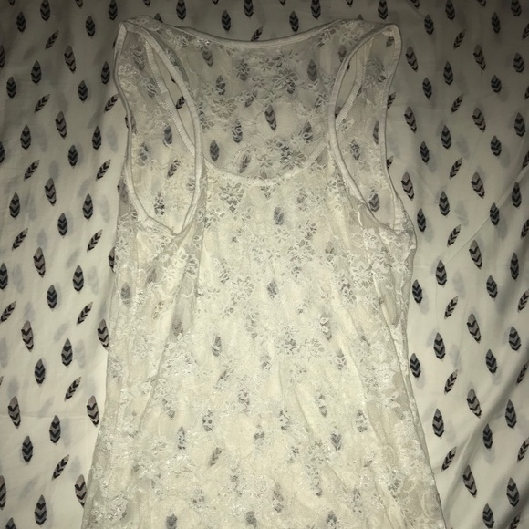 Lace Racerback Tee - Picture 2 of 2